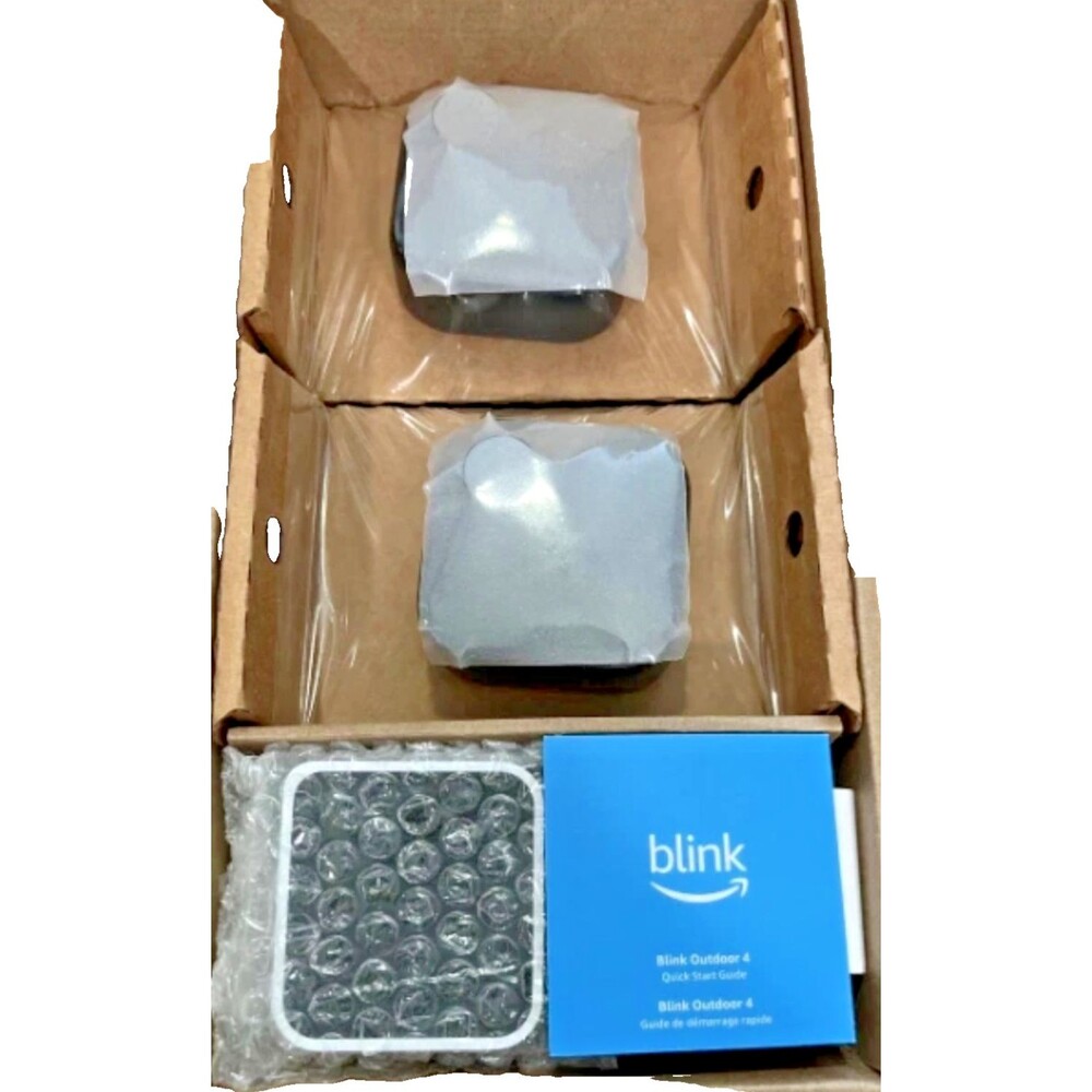 2-Blink Outdoor 4 Security Cameras + Sync Module, Amazon Refurbished